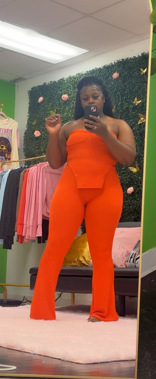 Orange 2 piece Set