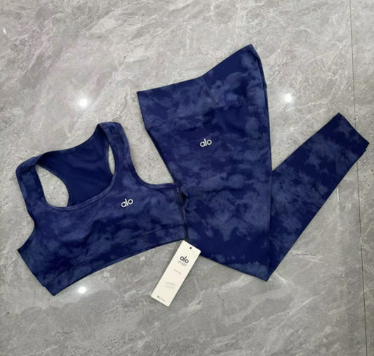 Alo Blue Tie Dye