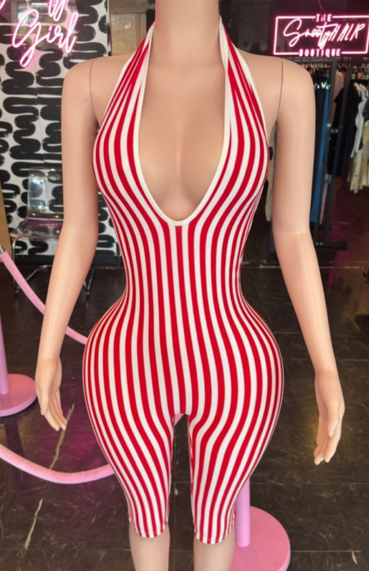 Candy Cane Romper