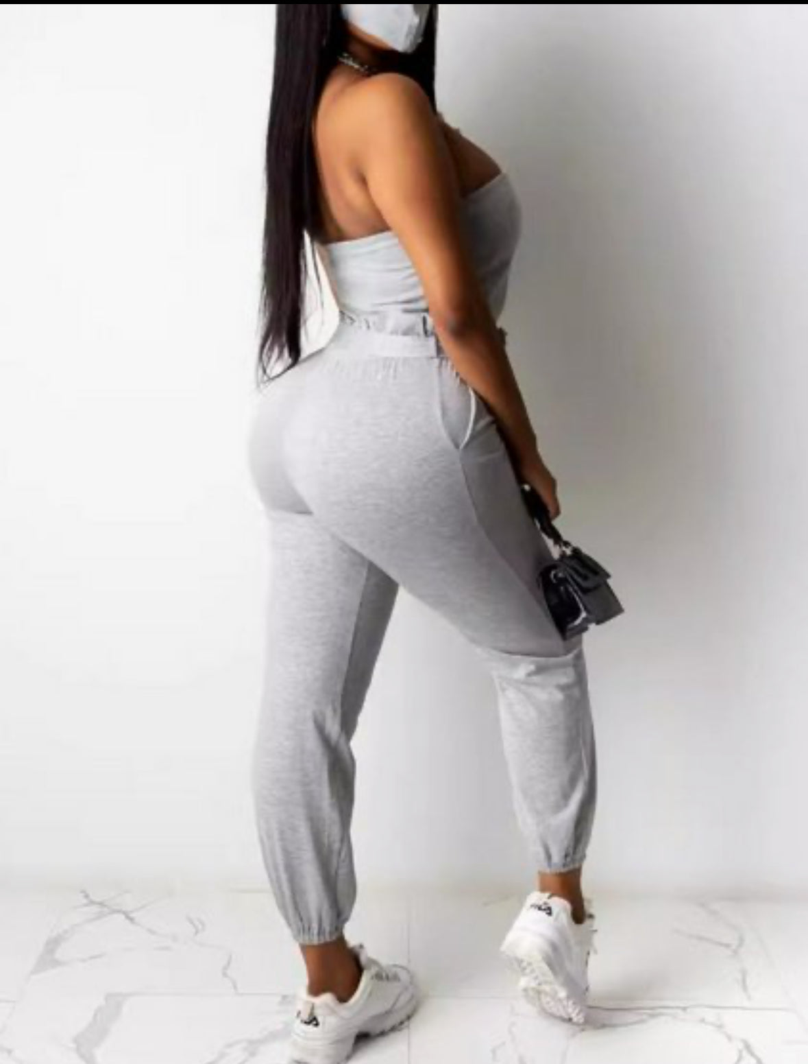 Gray Jumpsuit