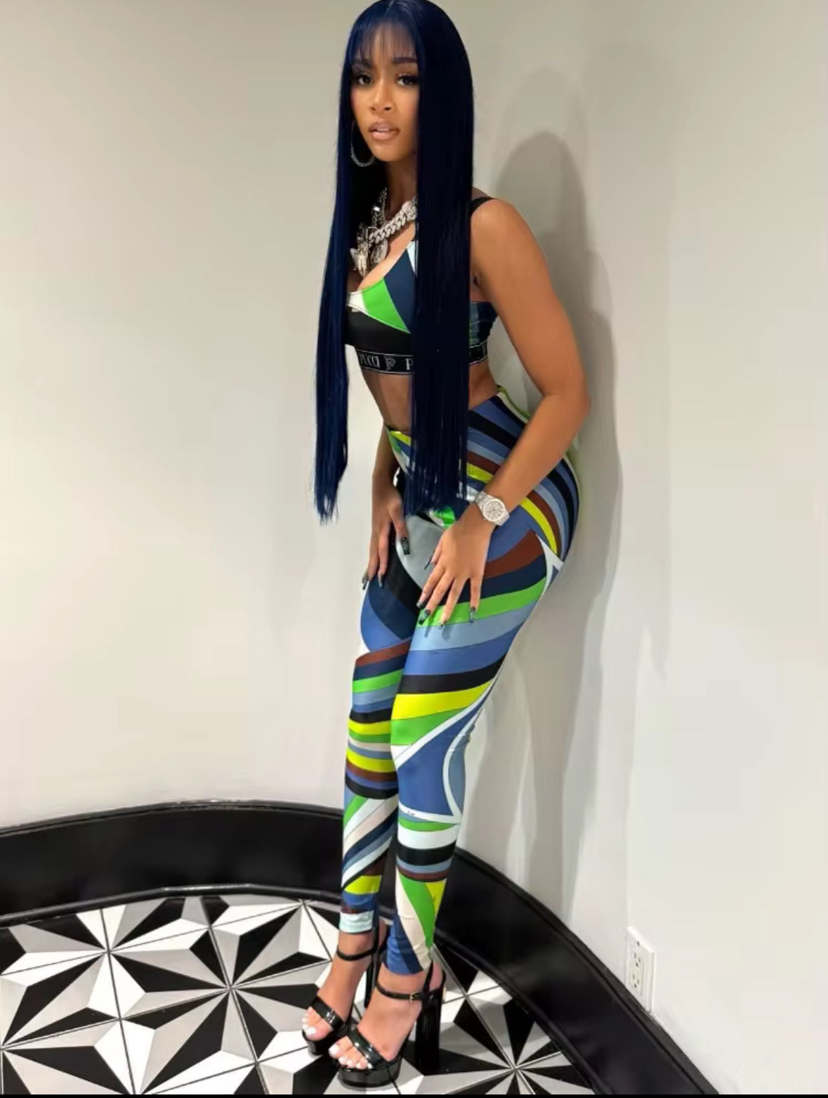 Green 2 Piece Night Out Set