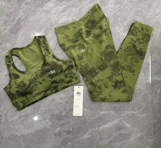 Alo Green Tie Dye