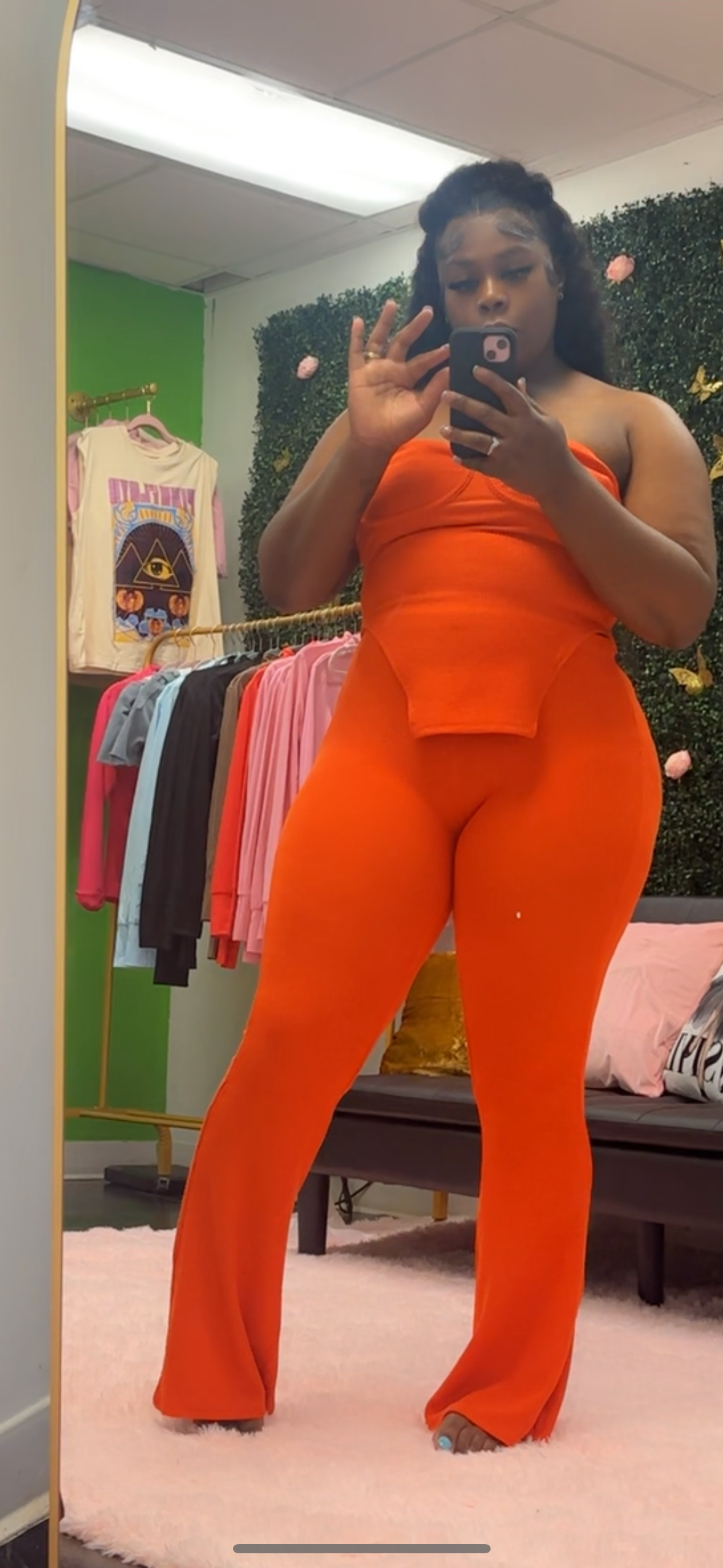 Orange 2 piece Set
