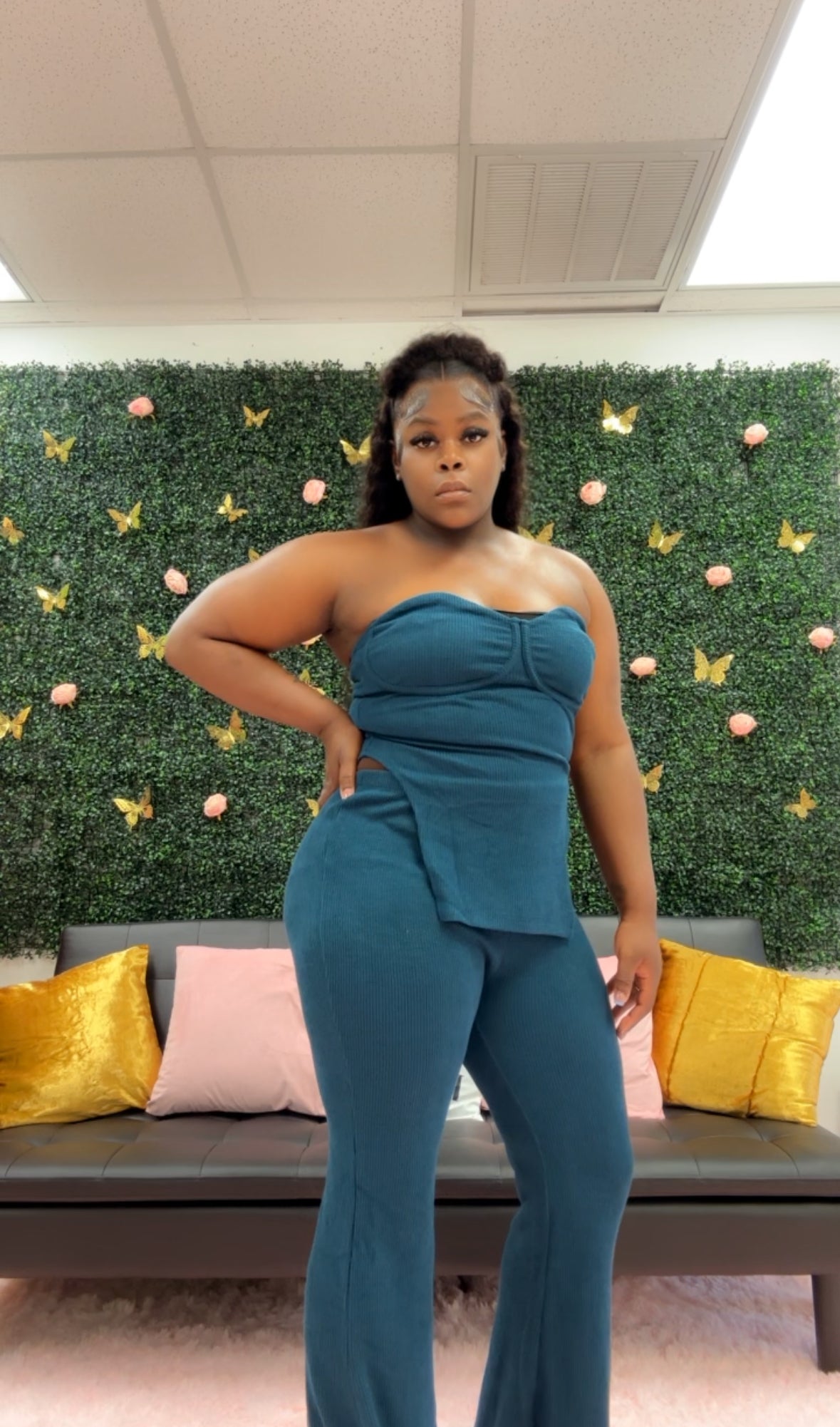 Hunter Green 2 Piece Set