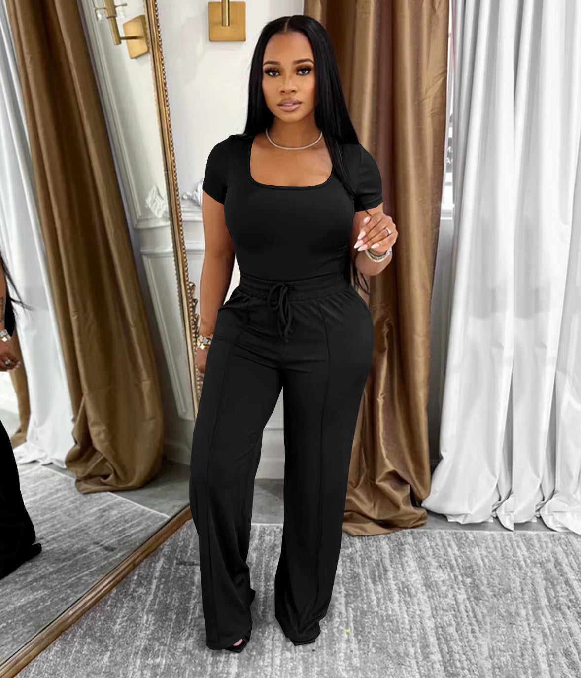 Black 2 Piece Set