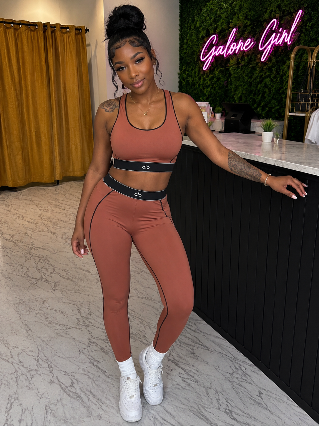 Brown Alo Set