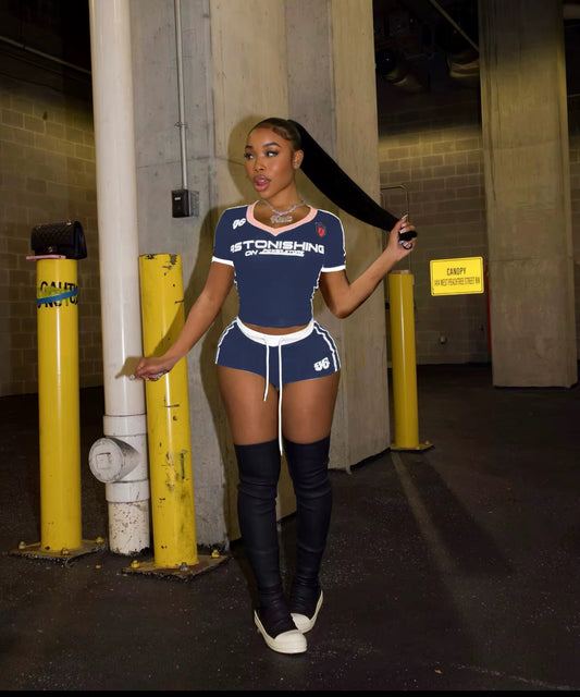 Blue 2 Piece Sport Set