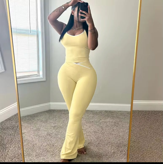 Yellow 2 Piece Set