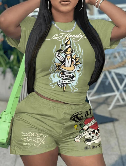 Green 2 Piece Set
